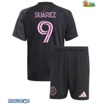 Inter Miami Luis Suarez #9 Bortedraktsett Barn 2025-26 Kortermet (+ Korte bukser)